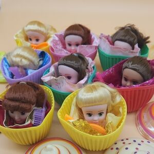 Cupcake Surprise Dolls - Transforms From Cupcake To Doll - 5.5" D